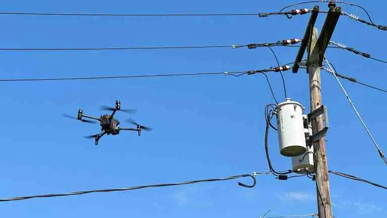 Flathead Electric Cooperative conducting aerial inspections of power lines to catch equipment issues early